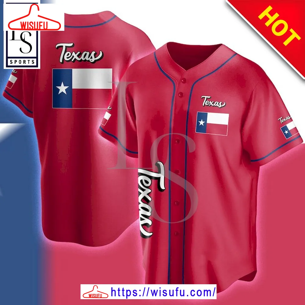 Texas Jersey Baseball Shirt, New Fashion Gifts