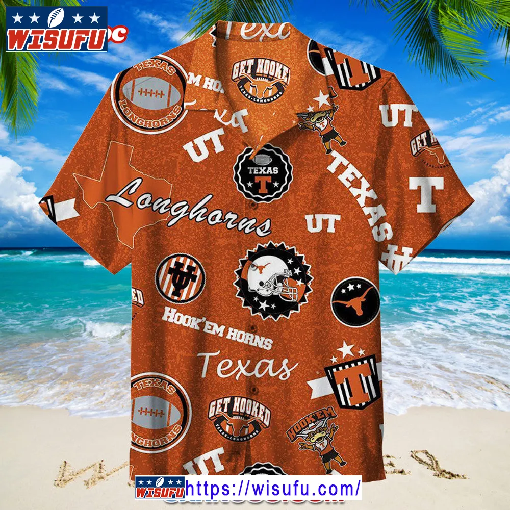 Texas Longhorns Football - Hawaiian Shirt