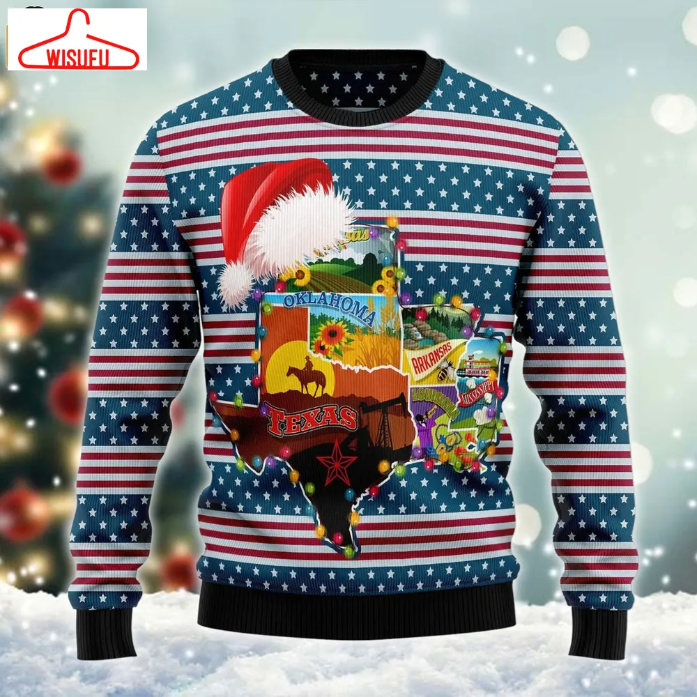 Texas Merry Christmas Ugly Sweater