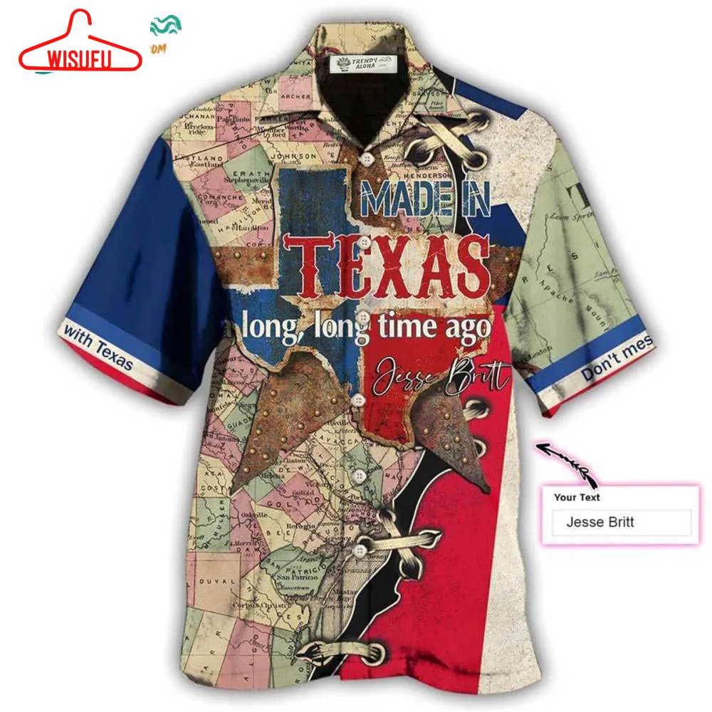 Texas Peace Life Cool Style Personalized Hawaiian Shirt- Wisufu Aloha