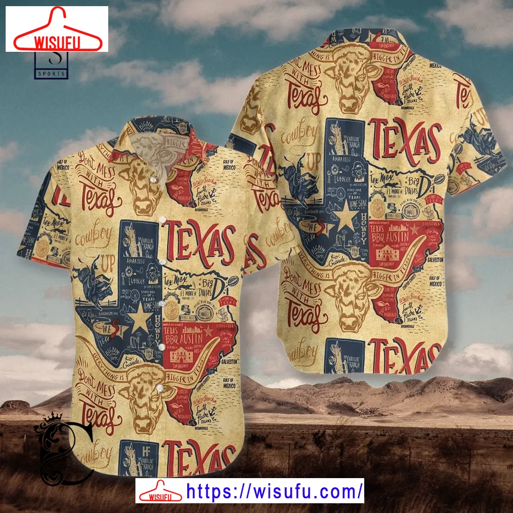 Texas Pride Hawaiian Shirt, New Fashion Gifts