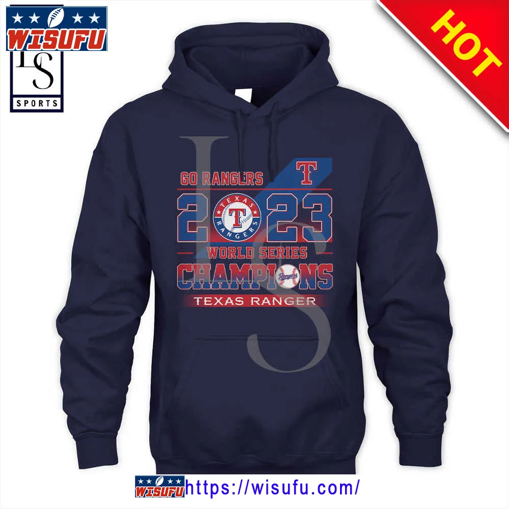 Texas Rangers 2023 Go Rangers Dark Blue Hoodie