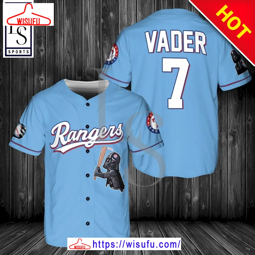 Texas Rangers Darth Vader Baseball Jersey, New Fashion Gifts