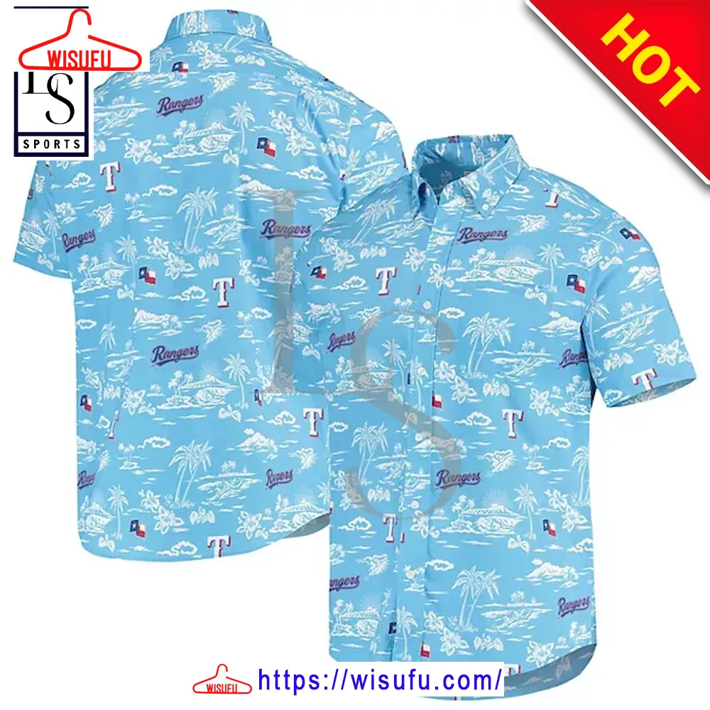 Texas Rangers Island Custom Hawaiian Shirt, New Fashion Gifts