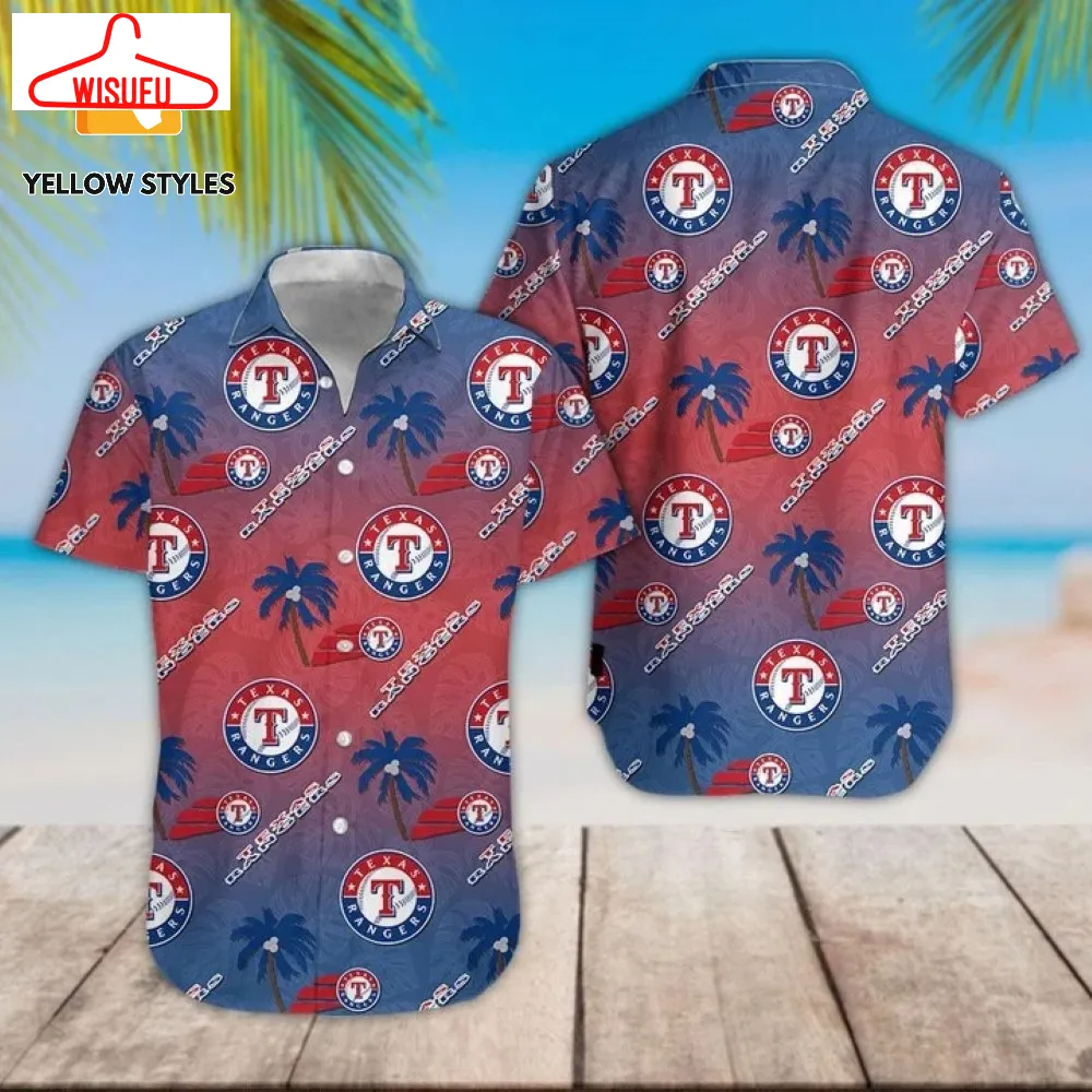 Texas Rangers Mlb Hawaiian Shirt, New Fashion Gifts