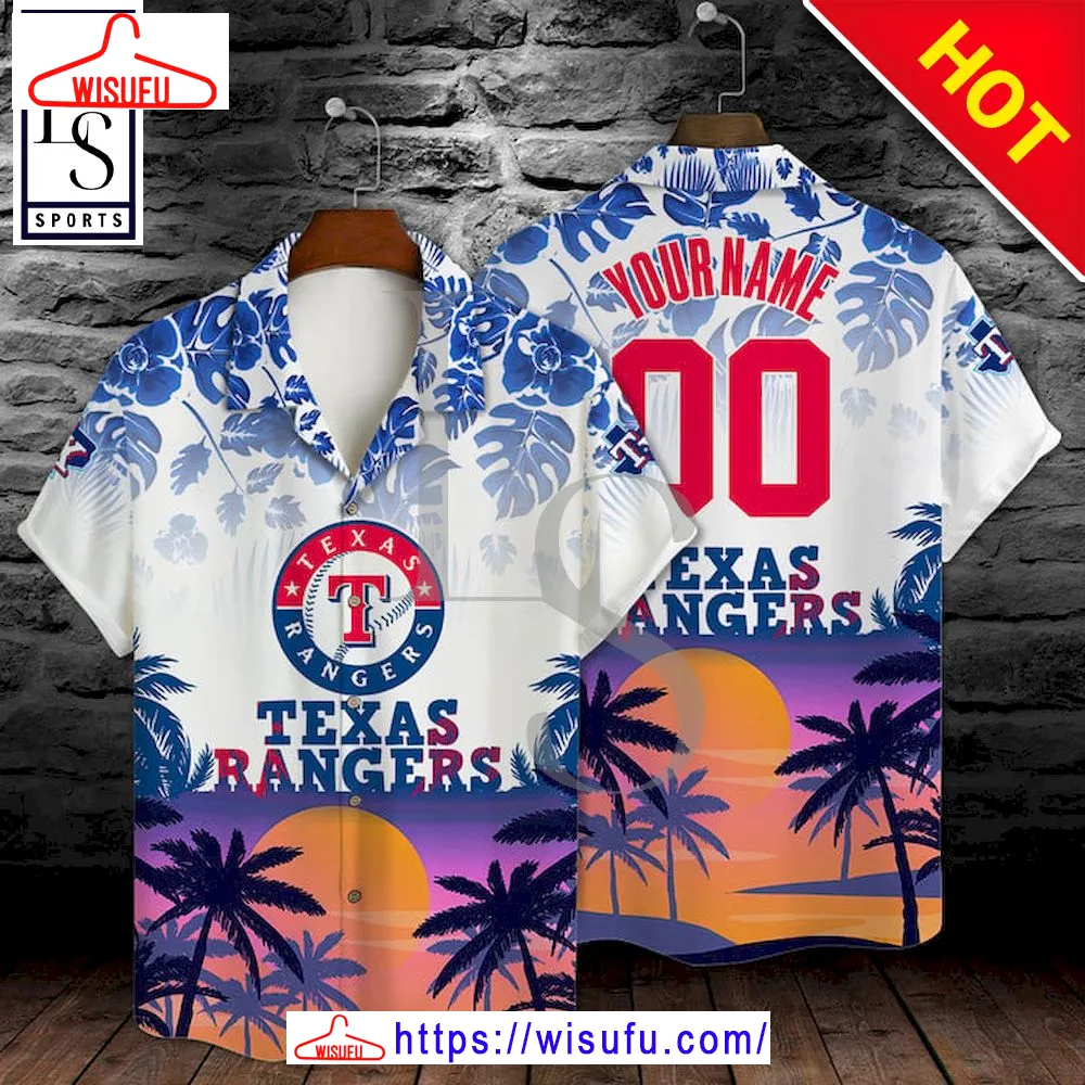 Texas Rangers Summer Major League Baseball Personalized Hawaiian Shirt, New Fashion Gifts