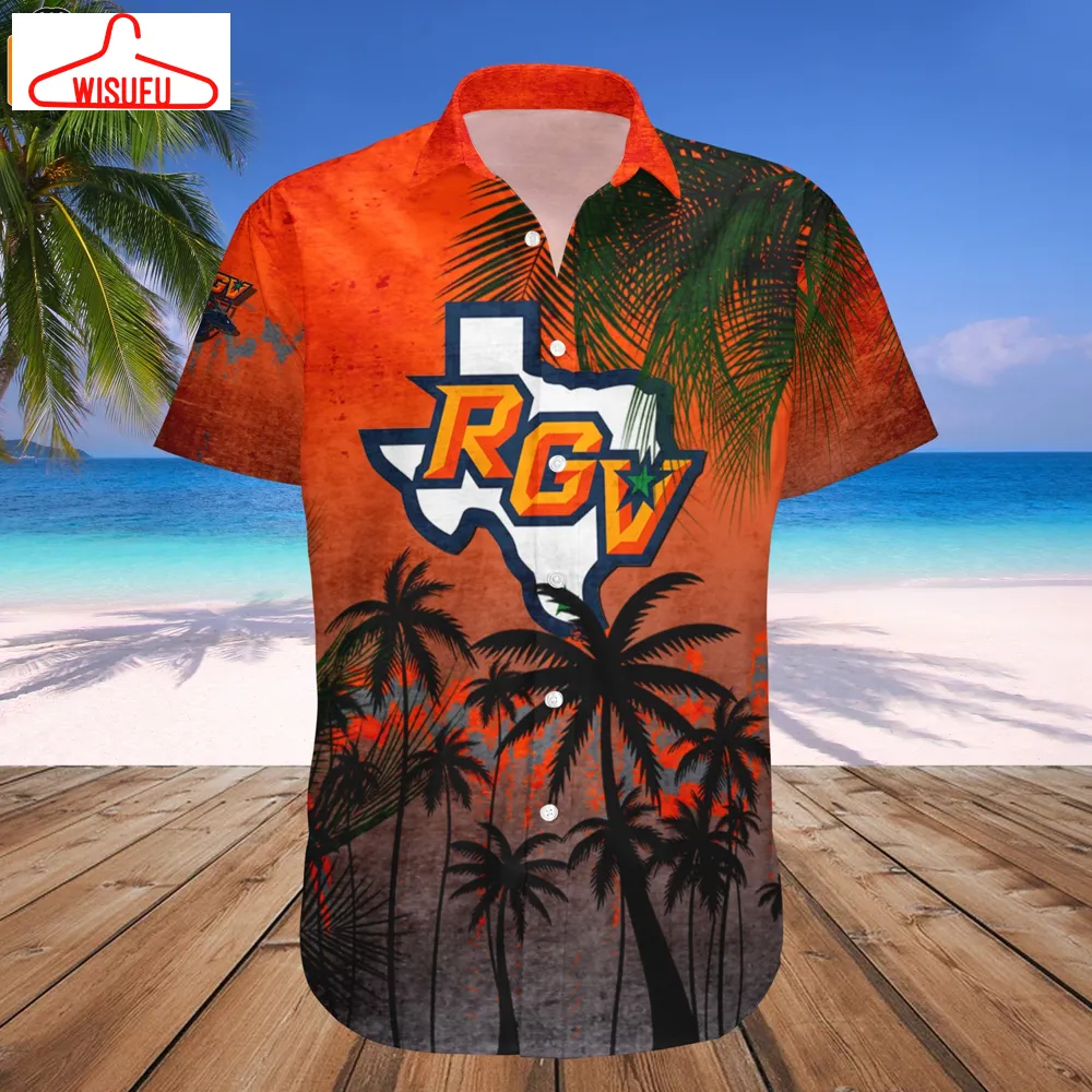 Texas-rio Grande Valley Vaqueros Coconut Tree Tropical Grunge Hawaiian Shirt, New Fashion Gifts