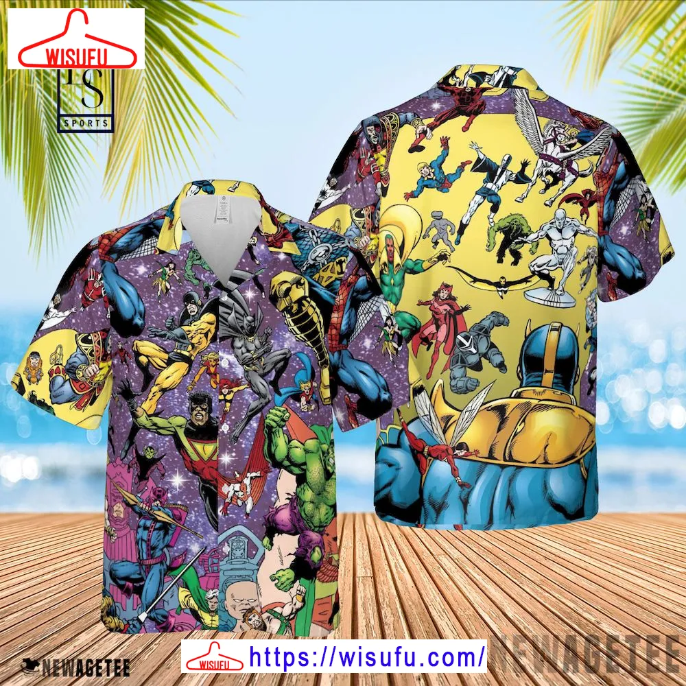 Thanos Marvel Vs Avengers Hawaiian Shirt, New Fashion Gifts