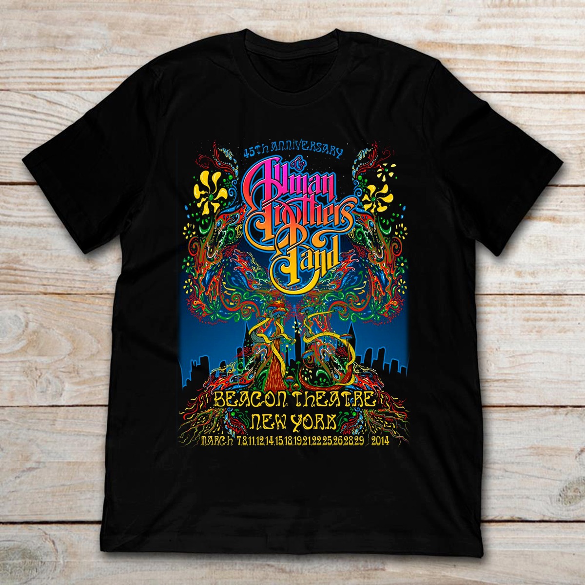 The Allman Brothers Band T Shirt Hot Cotton Gift for fan