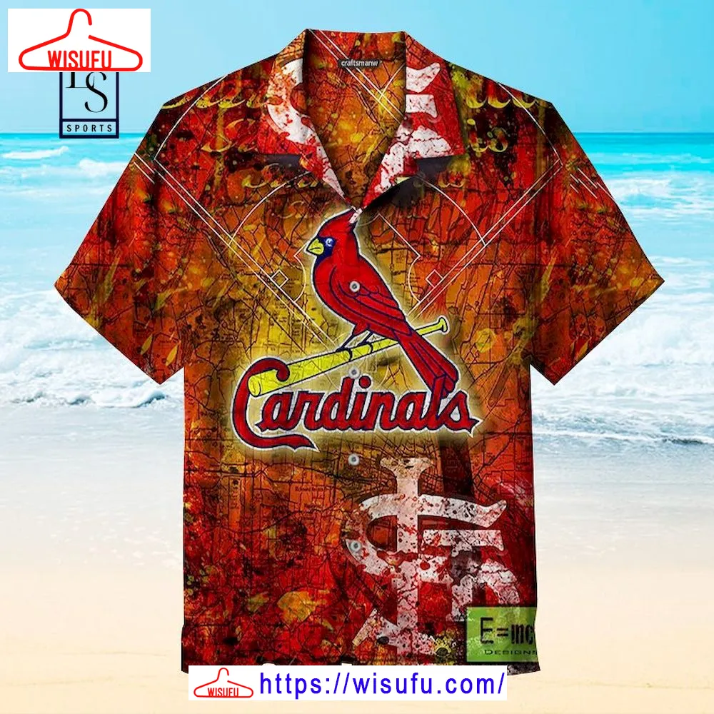 The Arizona Cardinals Vint-age Print Hawaiian Shirt, New Fashion Gifts