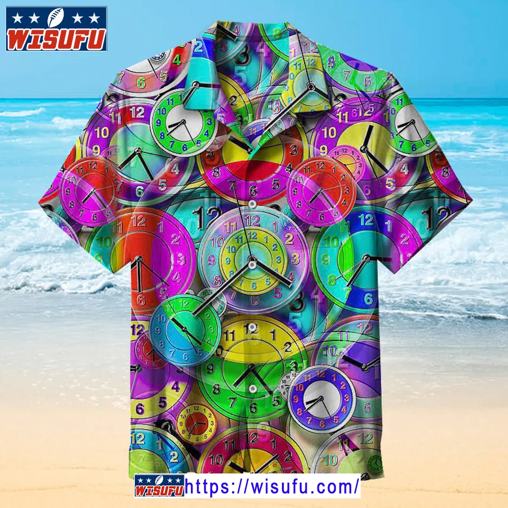 The Art Of Clock And Hypnosis -unise-x Hawaiian Shirt