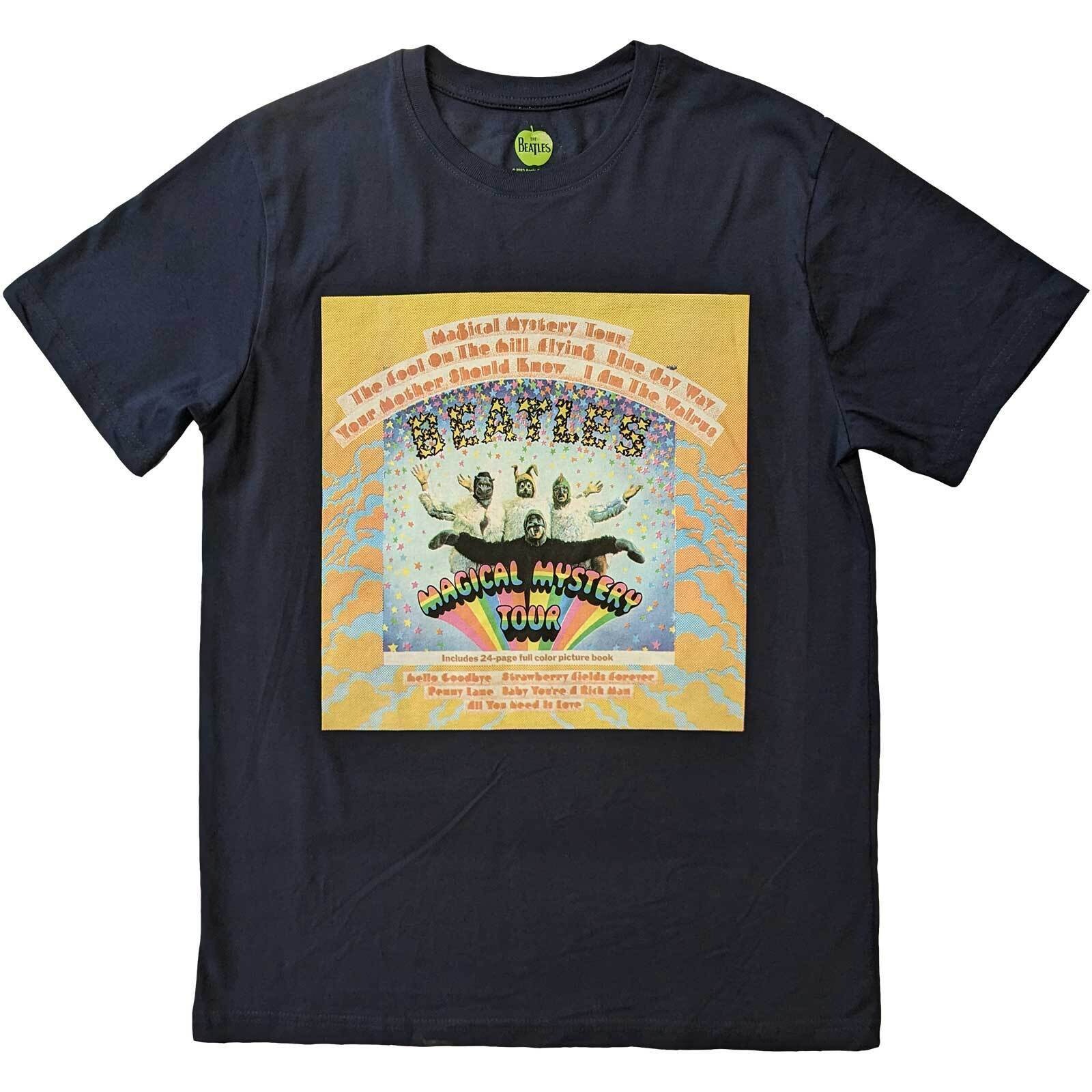 The Beatles Magical Mystery Tour Album Cover Official Tee T-Shirt Mens Unisex