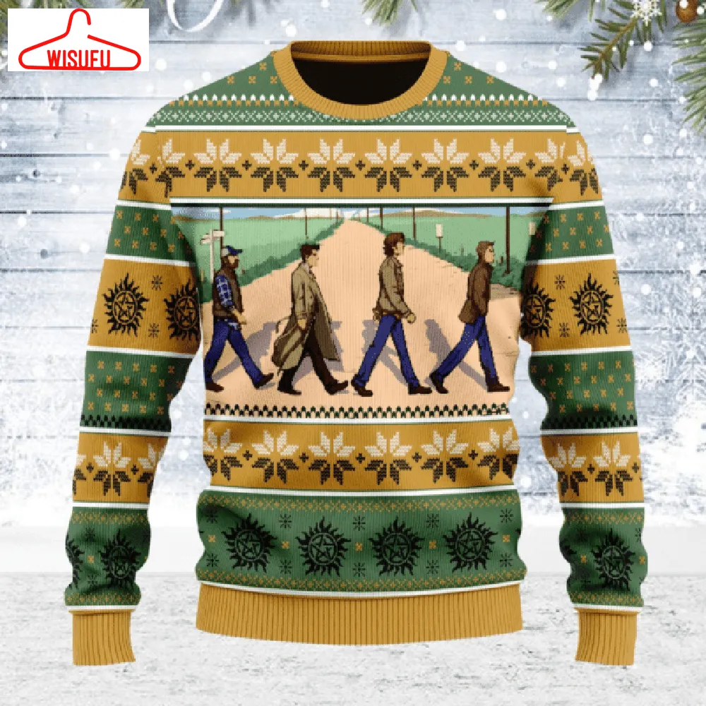 The Beatles Rock Band 6 Ugly Sweater Gifts, The Beatles Rock Band Gift Fan Ugly Sweater