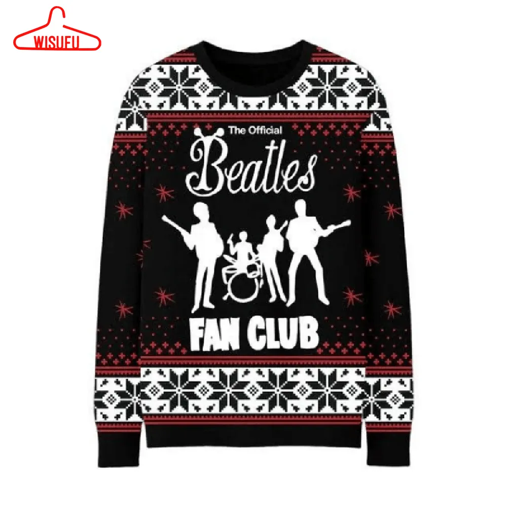 The Beatles Rock Band 8 Ugly Sweater Gifts, The Beatles Rock Band Gift Fan Ugly Sweater