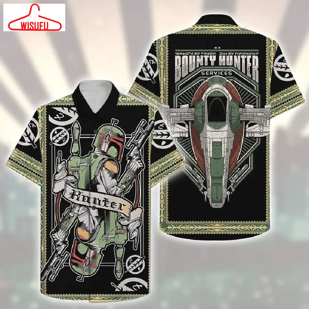 The Bounty Hunter Hawaiian Shirt Av0001039, New Hawaiian Holiday Outfits, New Fashion Gifts