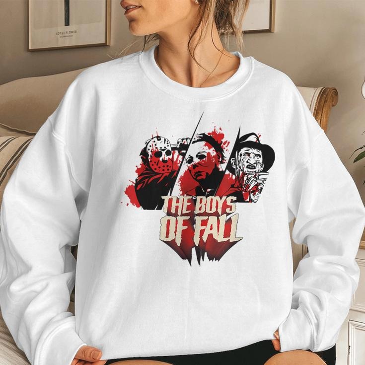 The Boys Of Fall Horror Movies Novelty Graphic Fall Unisex Sweatshirt