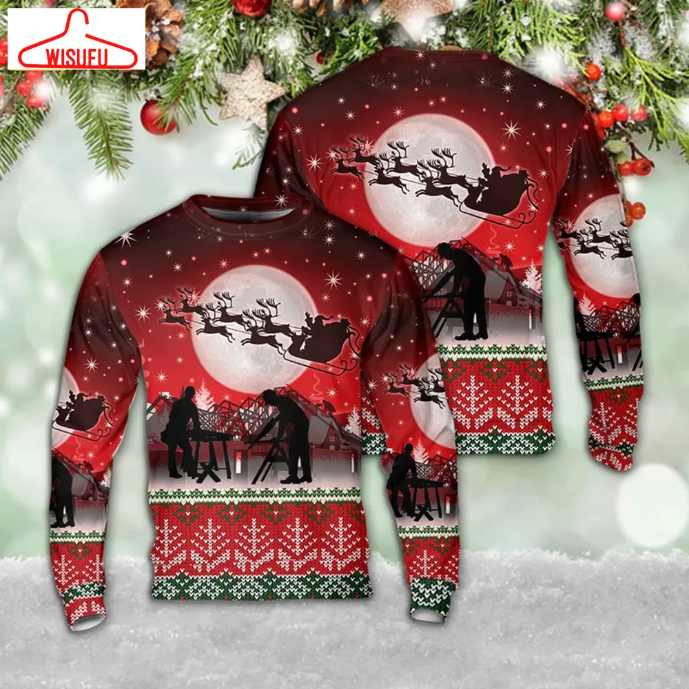 The Carpenter Santa Ugly Christmas Sweater