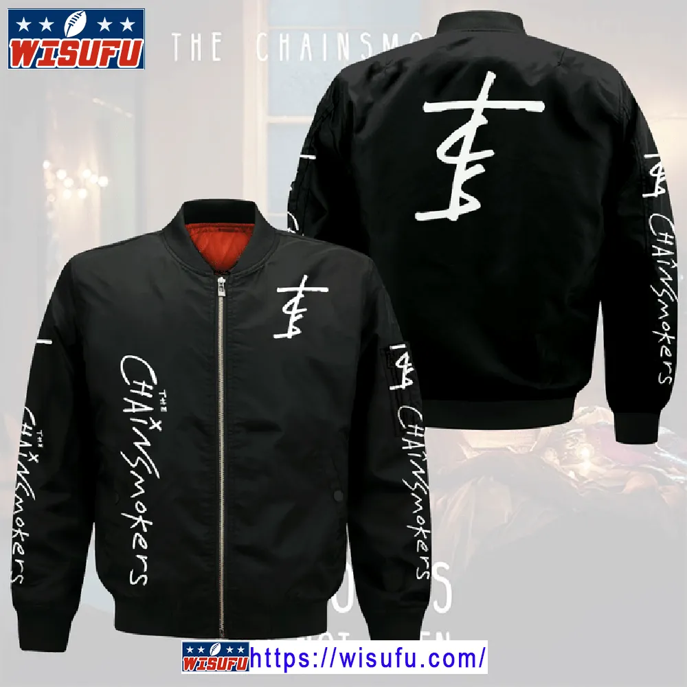 The Chainsmokers Black Bomber Jacket