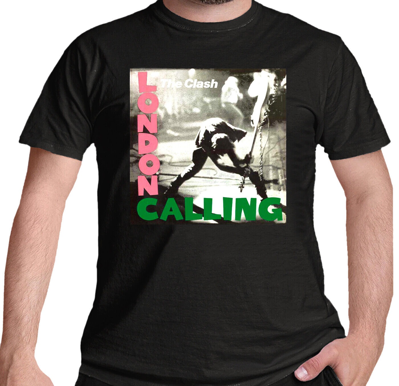 The Clash T Shirt OFFICIAL London Calling Album Cover Art Punk Rock