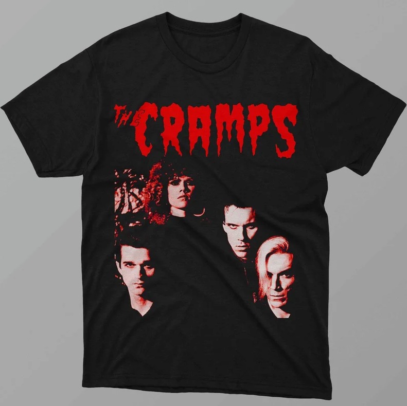 The Cramps Band Rock Retro Member Concert Music Tour T-Shirt Gift For Fans