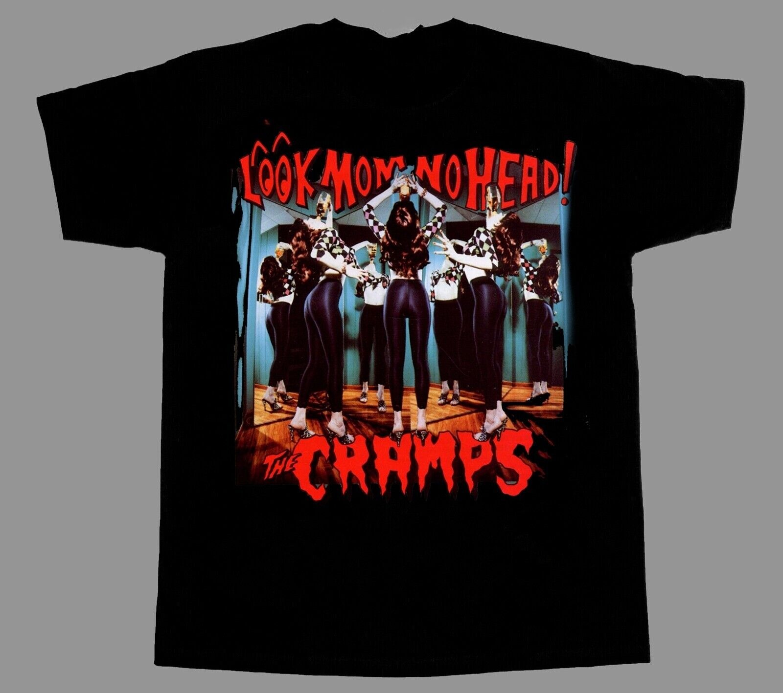 The Cramps Band Short Sleeve Black All Size Unisex T-Shirt Gift Fans Music