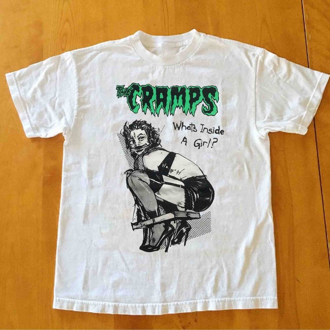 The Cramps Band Tee T0Ur Concert T Shirt Funny Vintage Gift For Men Women