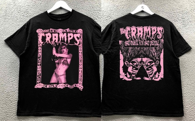 The Cramps Poison Ivy T-Shirt, Bad Music For Bad People Shirt