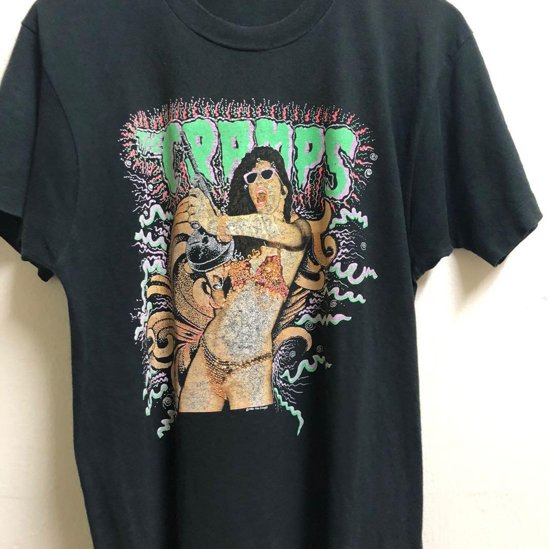 The Cramps Tour 1990 Black Short Sleeve Cotton T-shirt Unisex