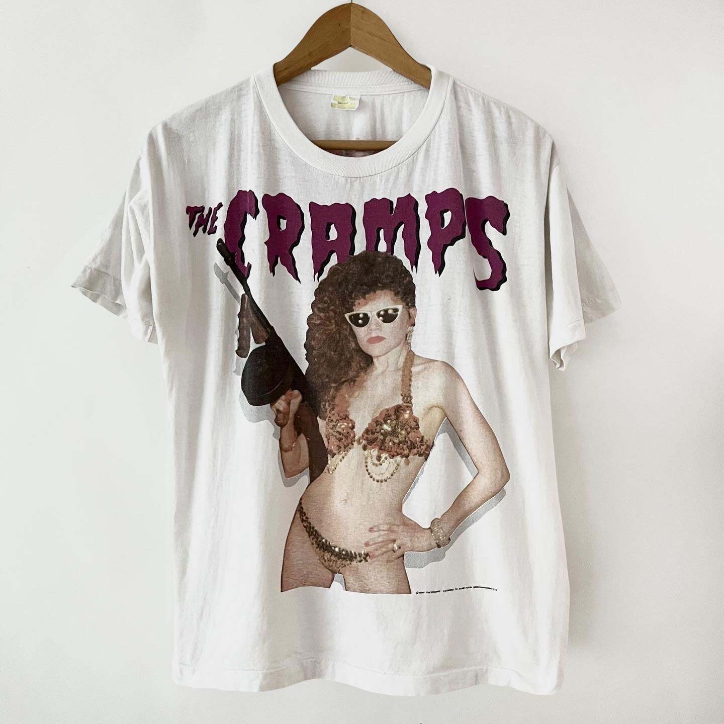 The Cramps UK Euro Tour 1990 Vintage T-shirt