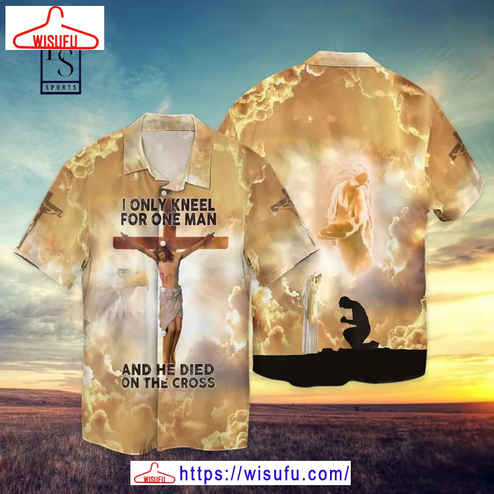 The Cross And Jesus Hawaiian Shirt, New Fashion Gifts