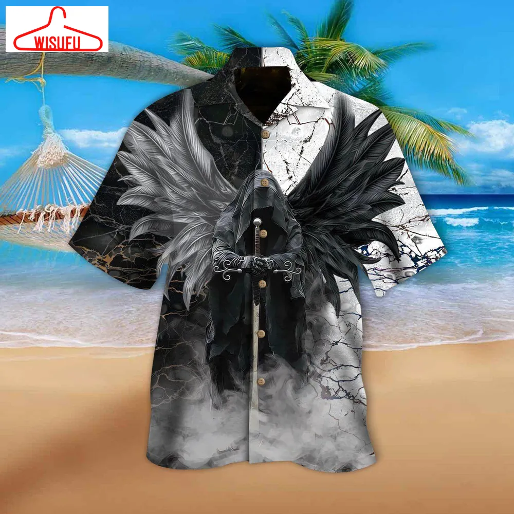 The Death Smoke Hawaiian Shirt - For Men & Women - New Winter Fashion Shirt Gift For Family, New Fashion Gifts