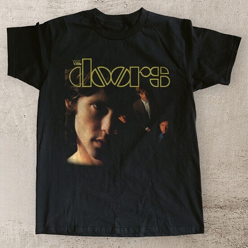 The Doors Album Retro Black Unisex T-Shirt, Short Sleeve Tee, Gift For Fan