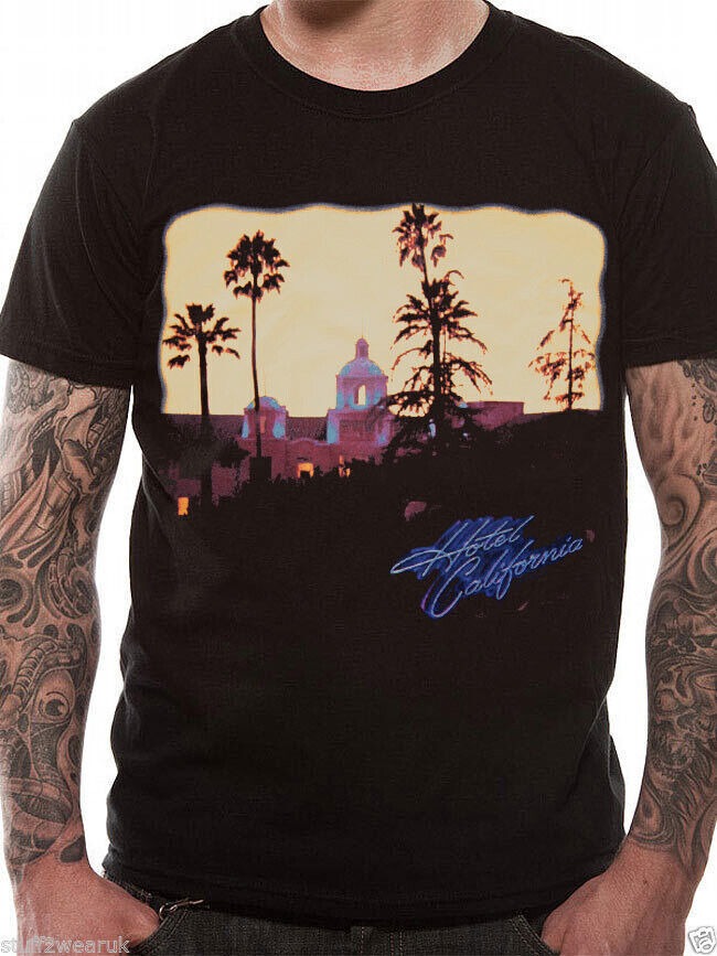 The Eagles Hotel Cali Official Album Cover Merch, 100% New T-Shirt S-5XL