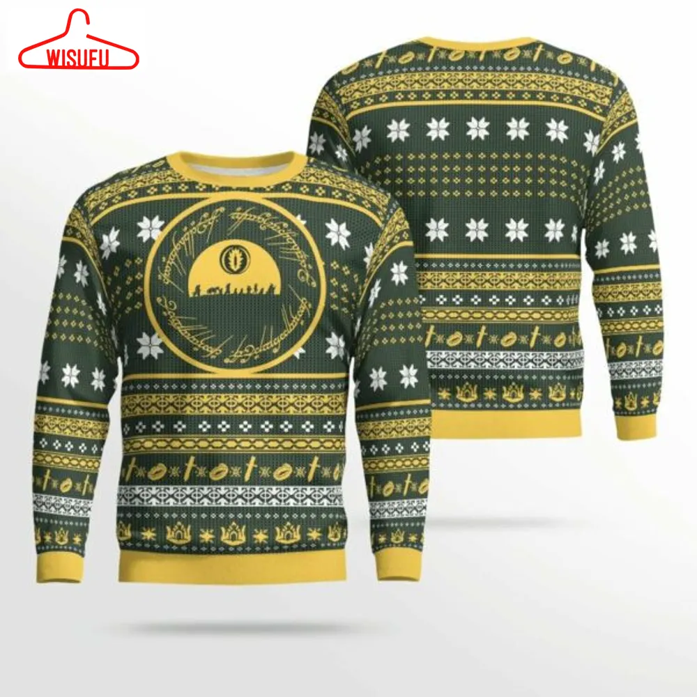 The Fellowship Lotr Ugly Sweater, Christmas Gift, The Fellowship Lotr Ugly Christmas Sweater