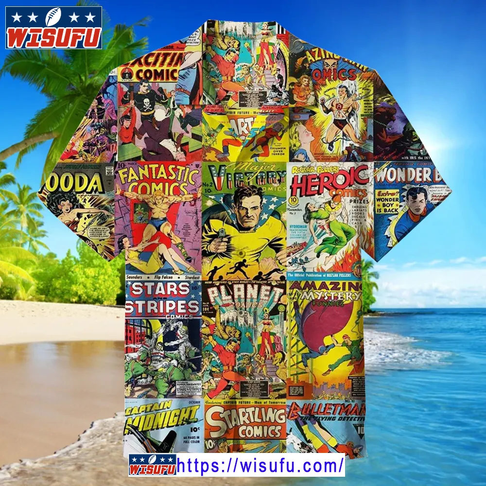 The Golden Age Of Comic Books - Unise-x Hawaiian Shirt