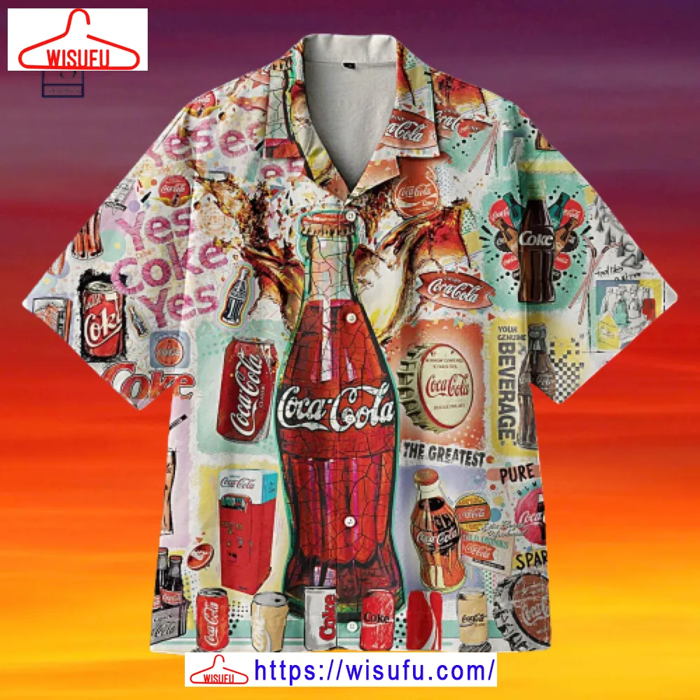 The Greatest Coca Cola Hawaiian Shirt, New Fashion Gifts