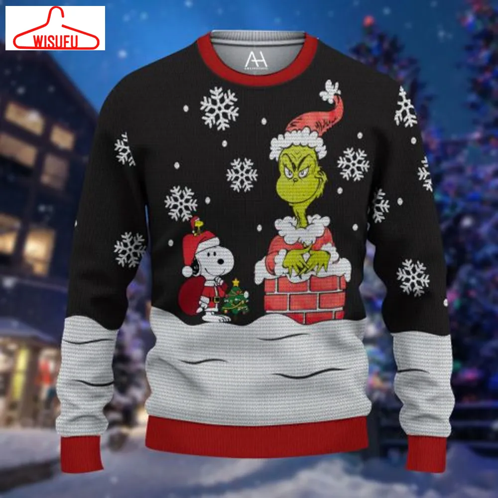 The Grinch Snoopy Ugly Christmas Sweater