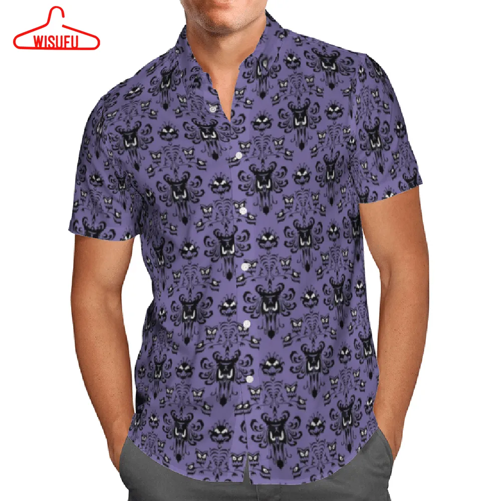 The Haunted Mansion Hawaiian Aloha Shirts #kv, New Fashion Gifts