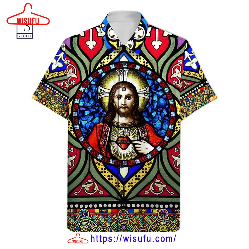 The Heart Of Jesus Hawaiian Shirt, New Fashion Gifts