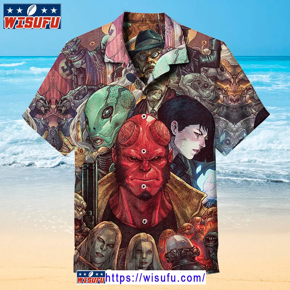 The Hellboy-universal Hawaiian Shirt