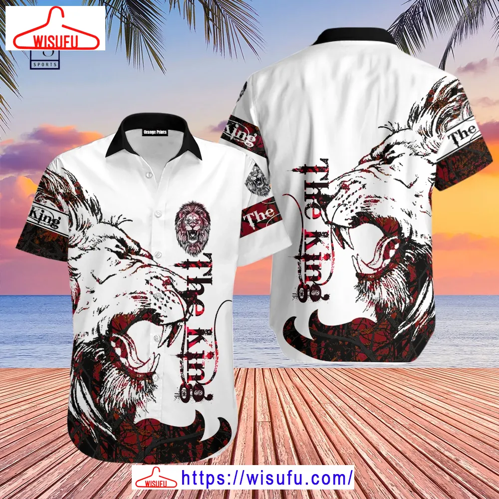 The King Lion Alpha Hawaiian Shirt, New Fashion Gifts