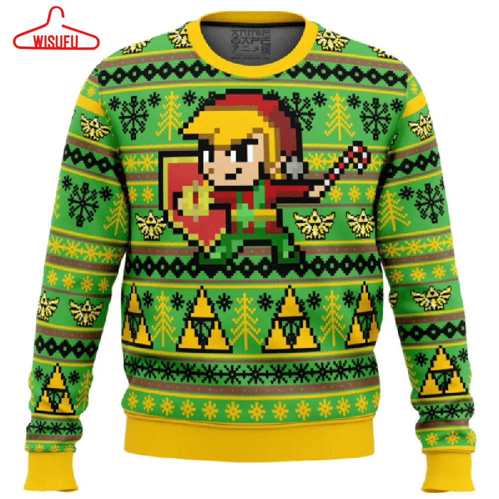 The Legend Of Zelda 2 Ugly Sweater Gifts, The Legend Of Zelda Gift Fan Ugly Sweater