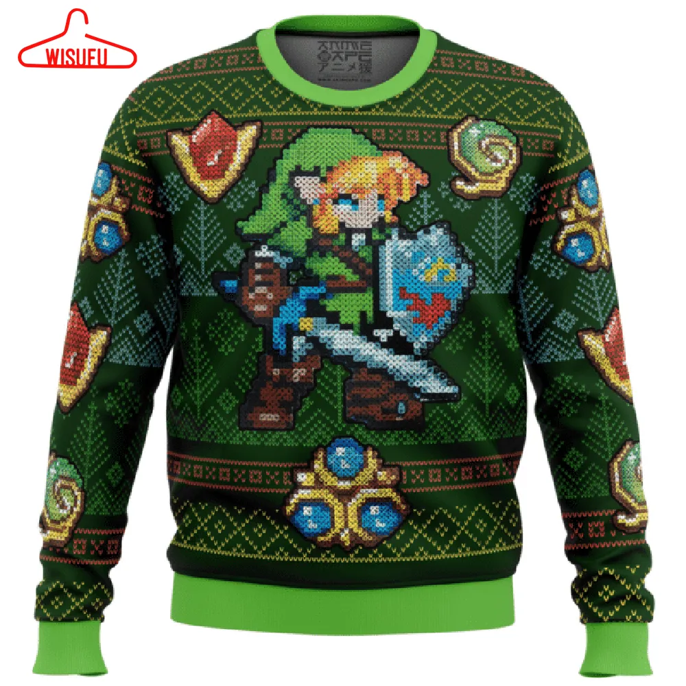 The Legend Of Zelda 3 Ugly Sweater Gifts, The Legend Of Zelda Gift Fan Ugly Sweater