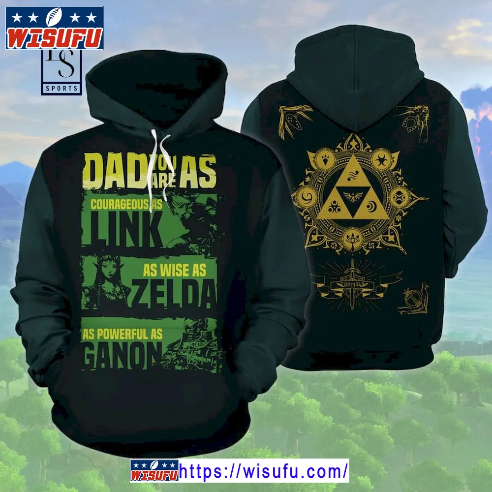 The Legend Of Zelda Game 3d Hoodie