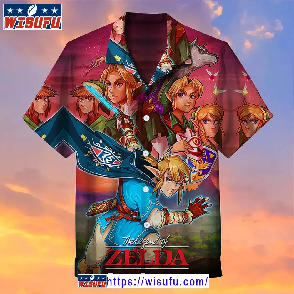 The Legend Of Zelda Unise-x Hawaiian Shirt