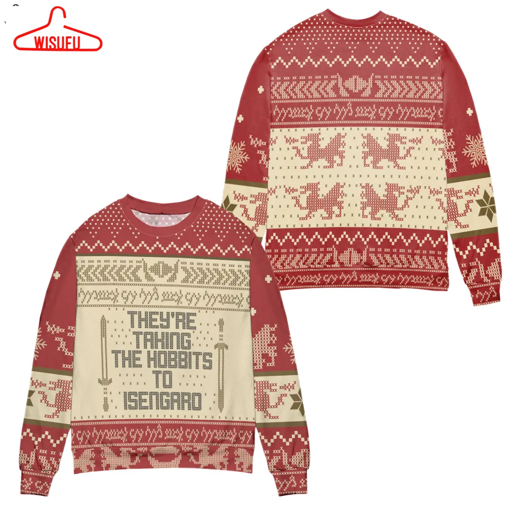 The Lord Of The Rings They're Taking The Hobbits To Isengard Ugly Christmas Sweater