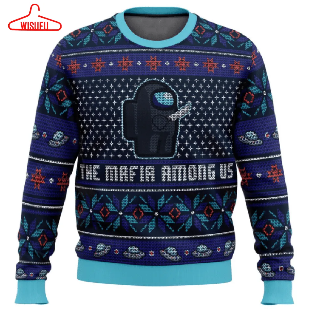 The Mafia Among Us 5 Ugly Sweater Gifts, Among Us Gift Fan Ugly Sweater