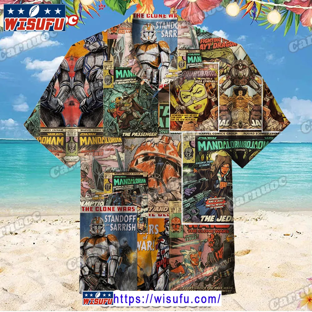 The Mandalorian - Hawaiian Shirt Wisufu21084