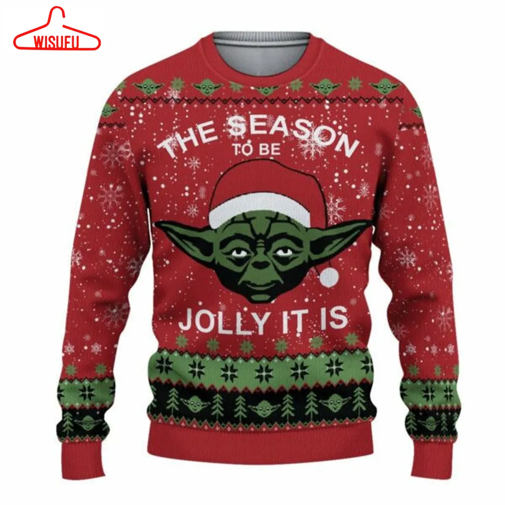 The Mandalorian Starwars Ugly Sweater, The Mandalorian Starwars Christmas Gift, The Mandalorian The Season To Be Jolly It Is Shirt