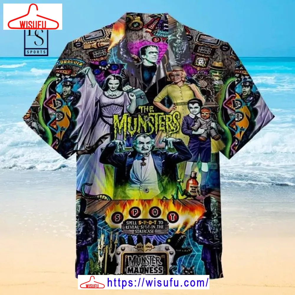 The Munsters Hawaiian Shirt, New Fashion Gifts